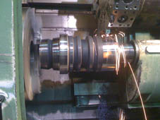 Drill Adapter Sub being machined